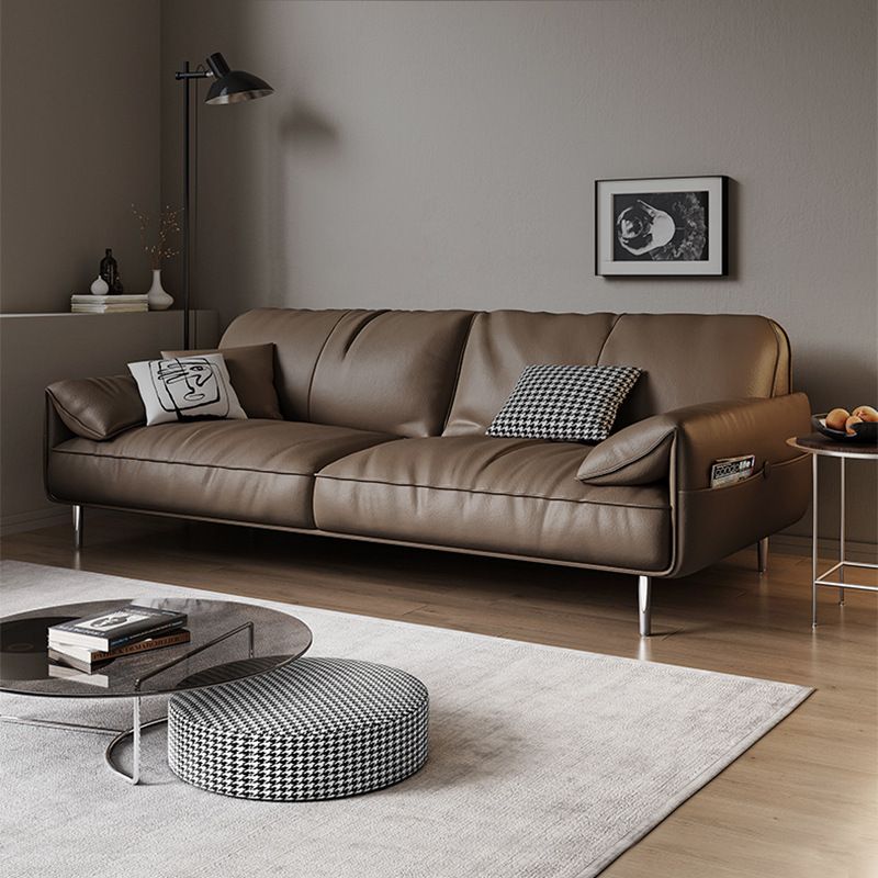Bộ ghế sofa da giả cao cấp KT133 Alos phòng khách chung cư