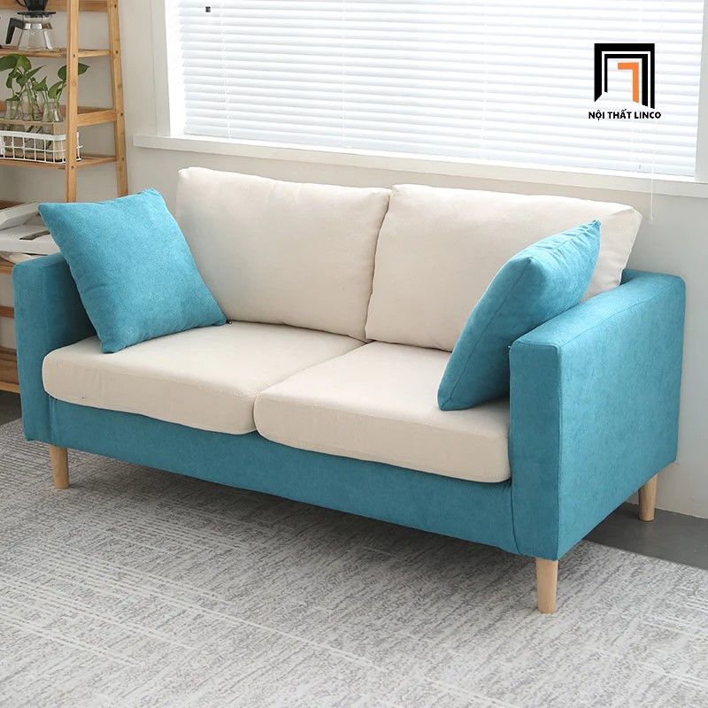Ghế sofa băng nhỏ gọn 1m4 BT234 Kiddy vải nỉ phối màu xinh