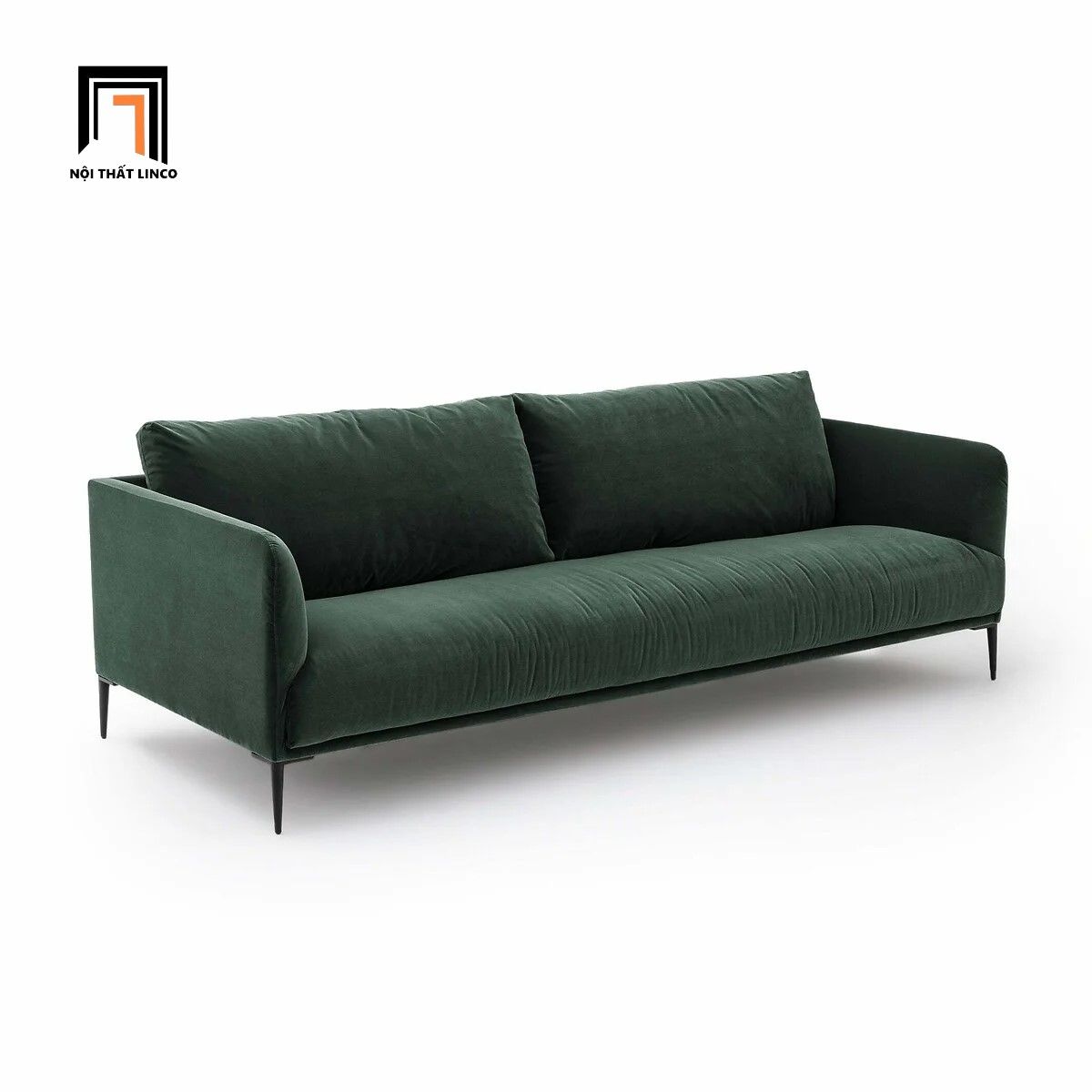 Ghế sofa văng vải nỉ nhung 2m BT90 Zetel cho căn hộ nhỏ gọn