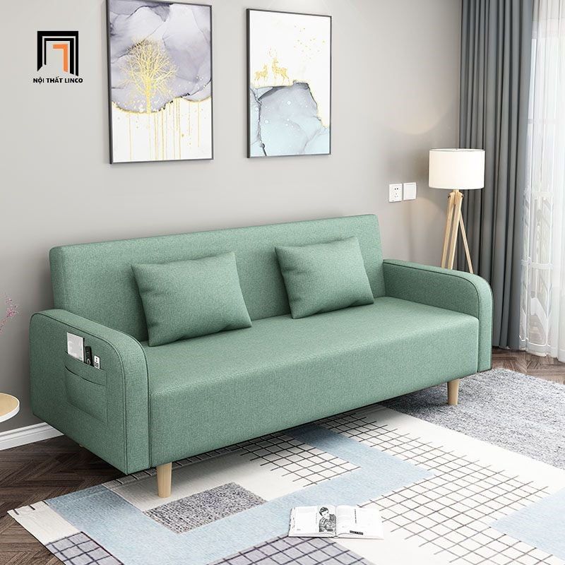 Ghế sofa giường nằm giá rẻ GB65 Iva dài 1m9 cho phòng nhỏ