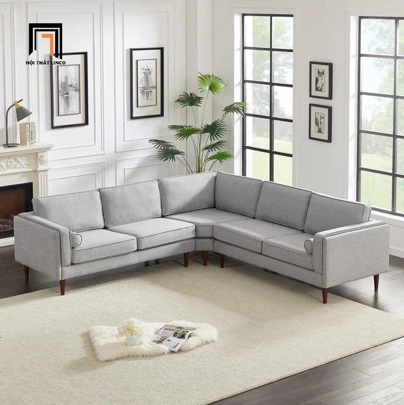 Bộ ghế sofa góc L 2m4 x 2m4 GT240 Granville phòng khách lớn