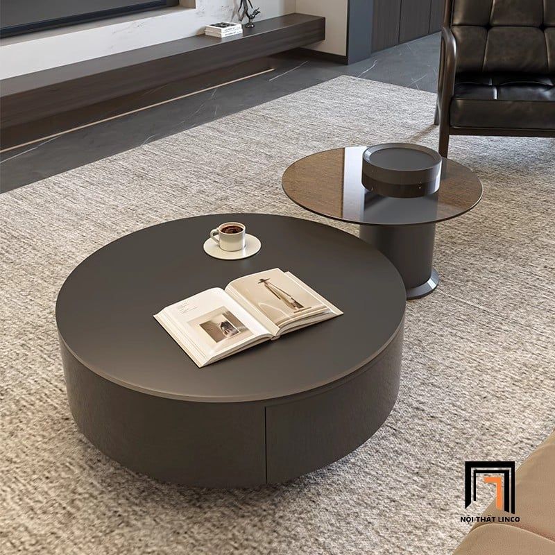 Cặp bàn sofa hiện đại cho phòng khách BSF70 Owenyo nhỏ gọn