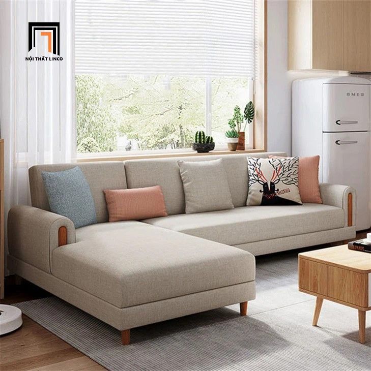 Ghế sofa góc L chung cư GT254 Joblin 2m3 x 1m6 giá rẻ đẹp