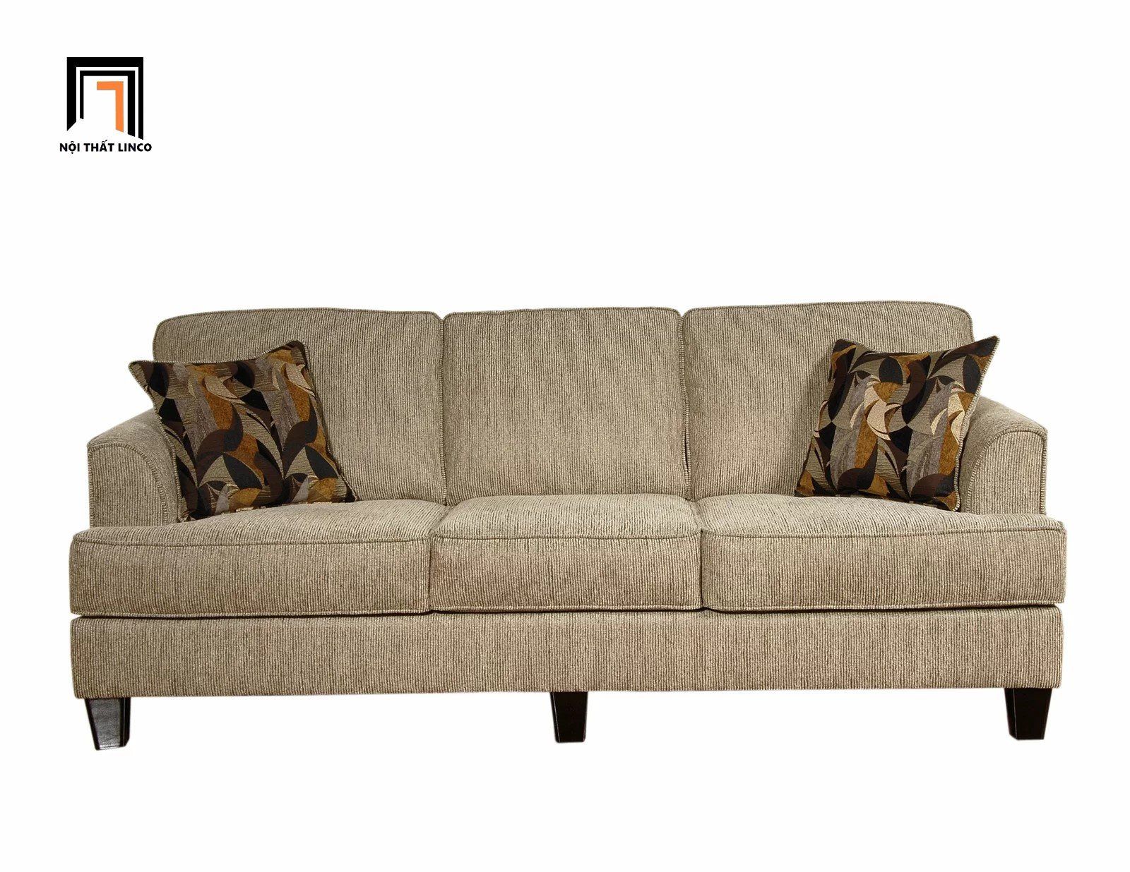 Ghế sofa băng BT41 Mayzie dài 2m màu nâu kem sang trọng