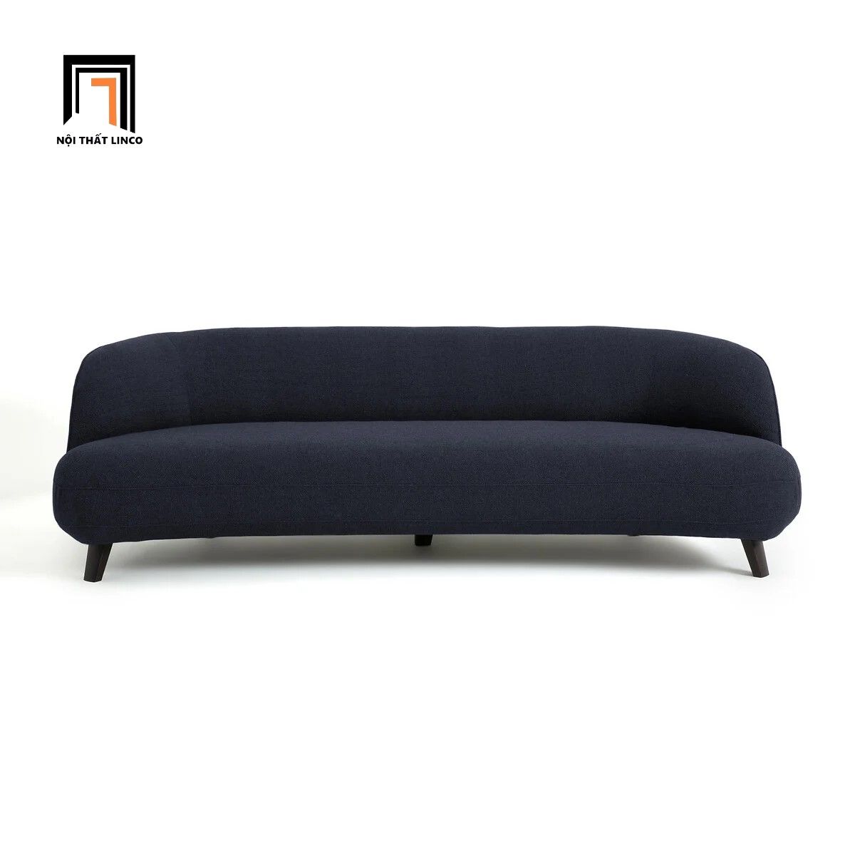 Ghế sofa băng cong giá rẻ BT94 Callina dài 2m màu xanh đậm