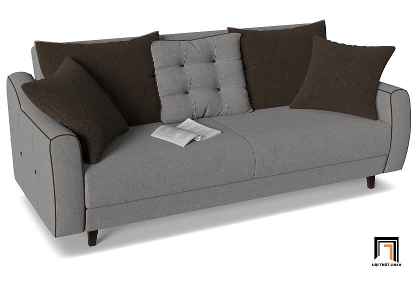 Ghế sofa băng màu xám BT65 Rusia dài 1m9 cho văn phòng