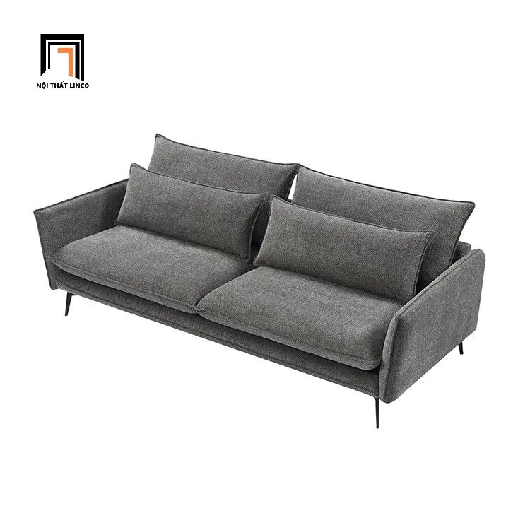 Ghế sofa băng nhỏ xinh 1m9 BT46 Piling vải bố nỉ cho phòng ngủ