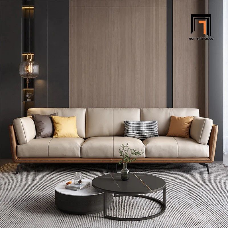 Ghế sofa văng dài bọc da giả BT247 Martisse 2m1 cho căn hộ
