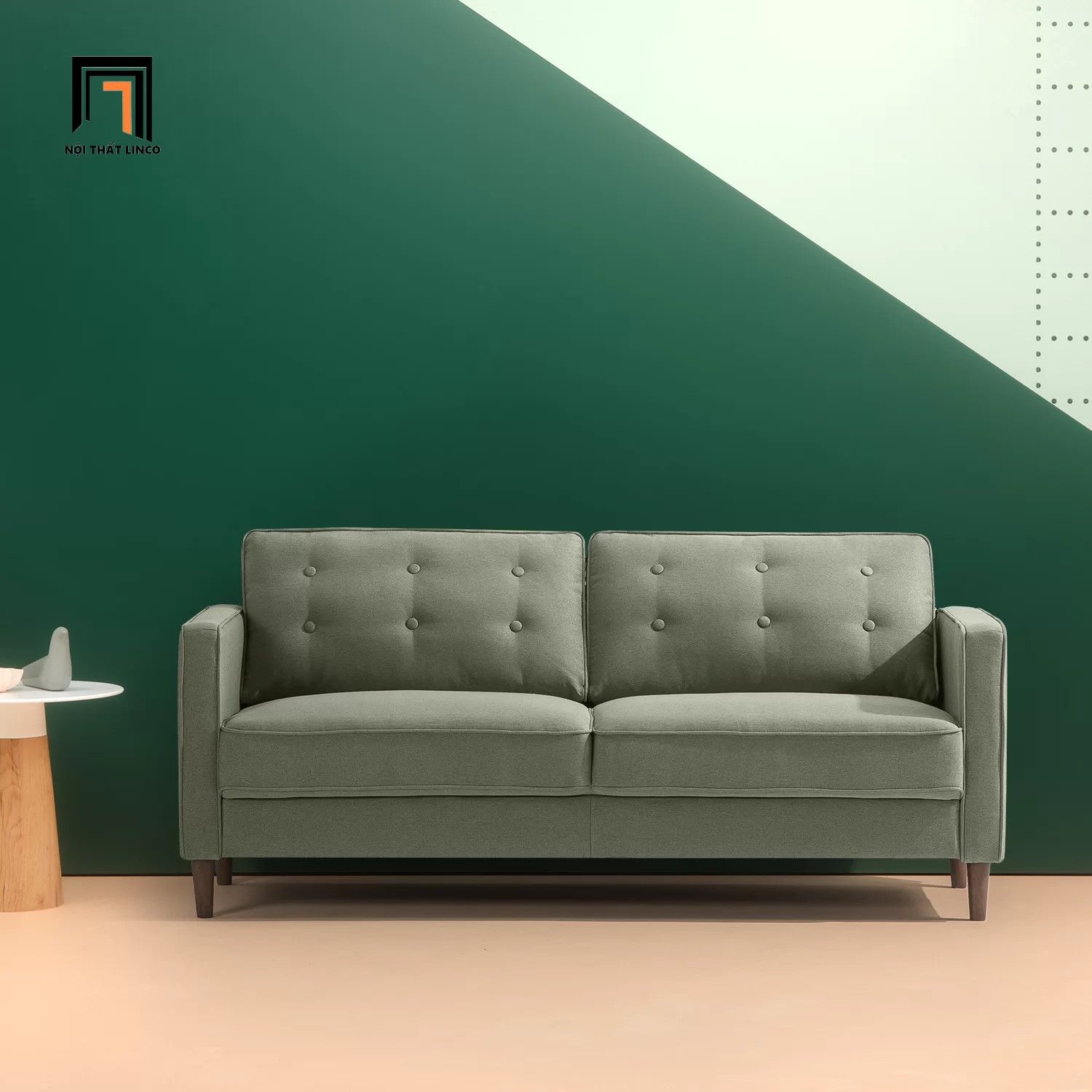 Ghế sofa băng dài 1m8 giá rẻ BT230 Asale vải nỉ nhung