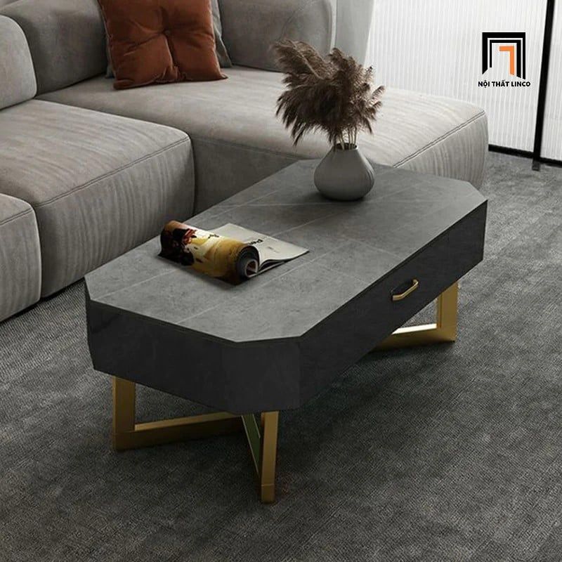 Bàn trà phòng khách sang trọng BSF42 Khame 1m x 50 mặt đá