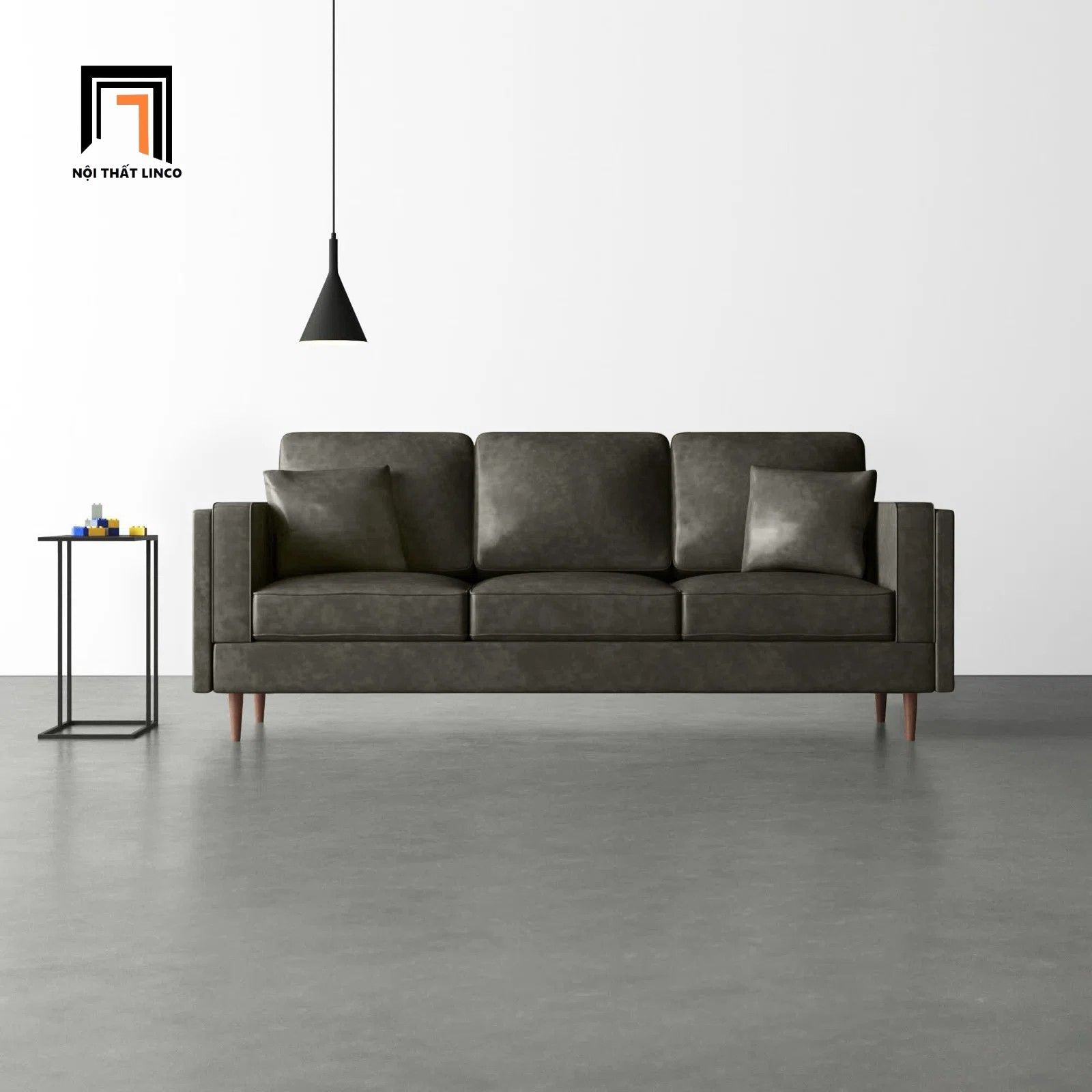 Ghế sofa băng 2m da giả BT37 Portola cho văn phòng làm việc