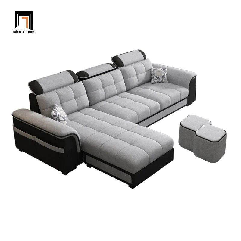 Bộ ghế sofa góc L cho phòng khách lớn GT153 Denison 3m2 x 1m7
