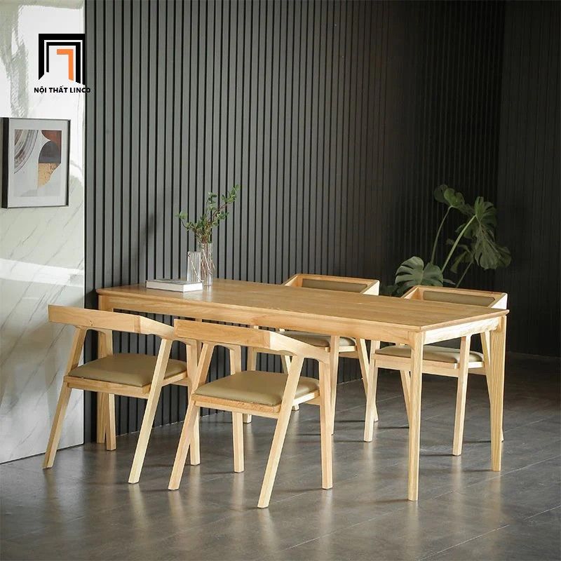 Combo bàn ghế ăn 4 chỗ 50-KH4-G25-B107 cho phòng bếp nhỏ