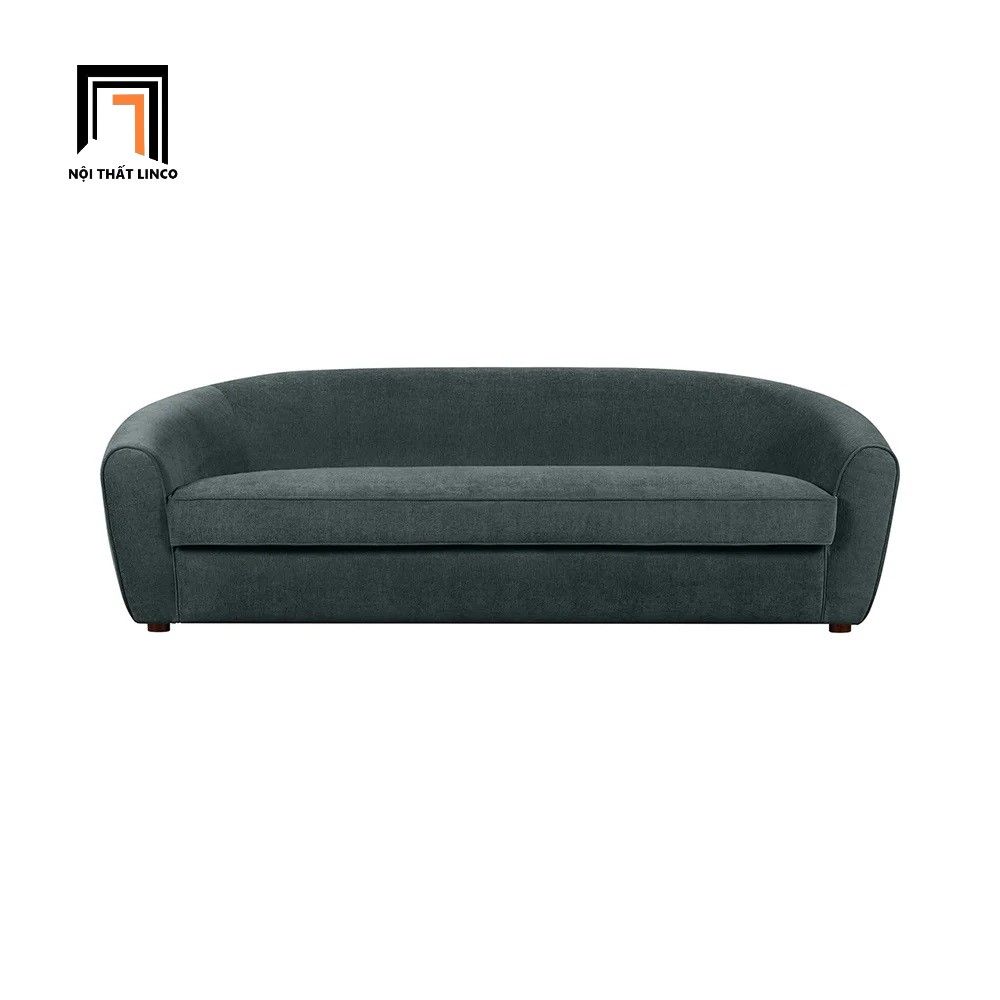 Sofa băng cong 2m2 xinh xắn BT128 Perez vải nỉ trang trí