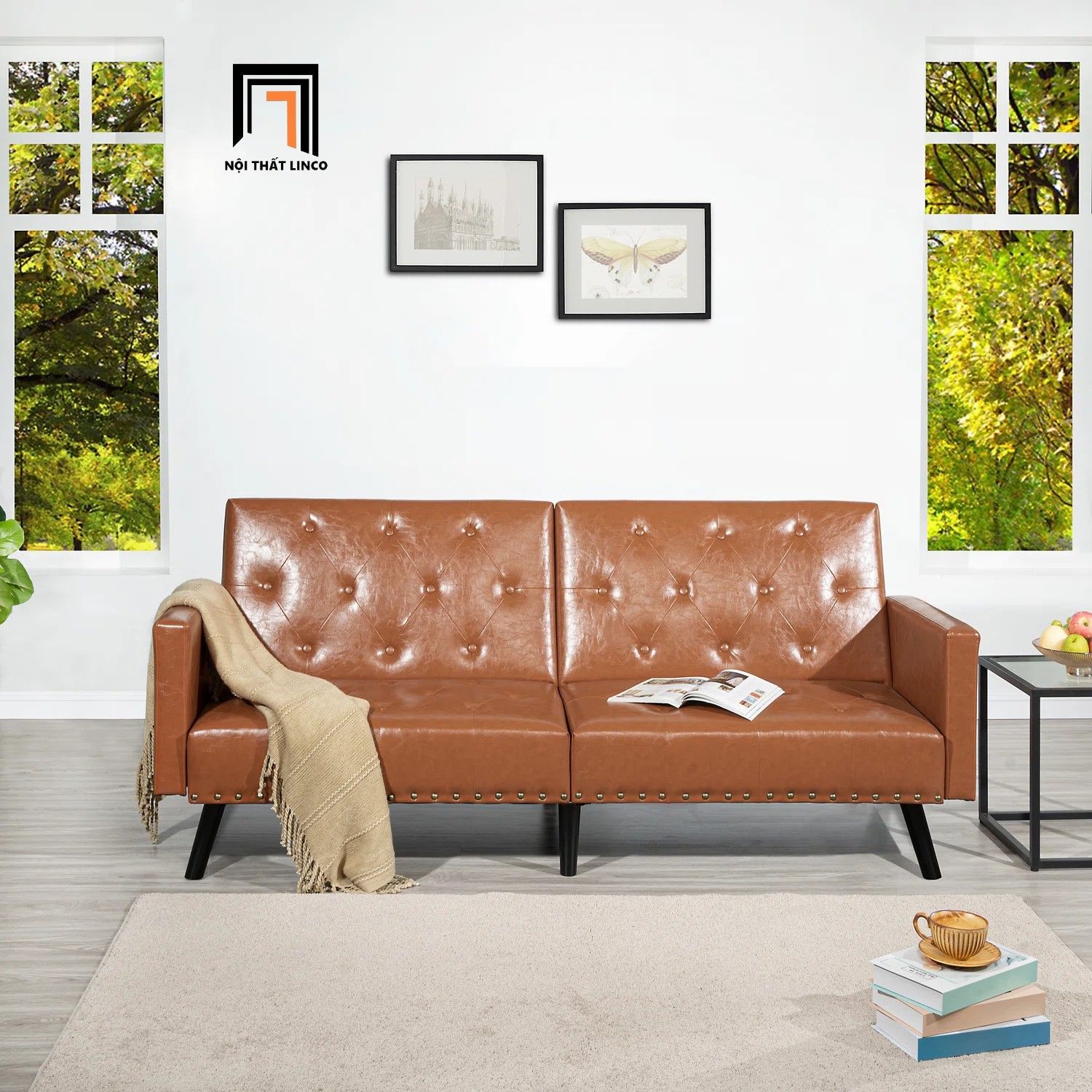 Ghế sofa giường đa năng GB101 Sprague cho văn phòng dài 2m