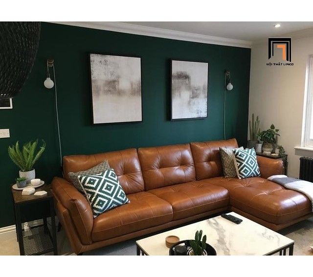 Ghế sofa góc L 2m4 x 1m6 GT164 Harlan da công nghiệp cao cấp