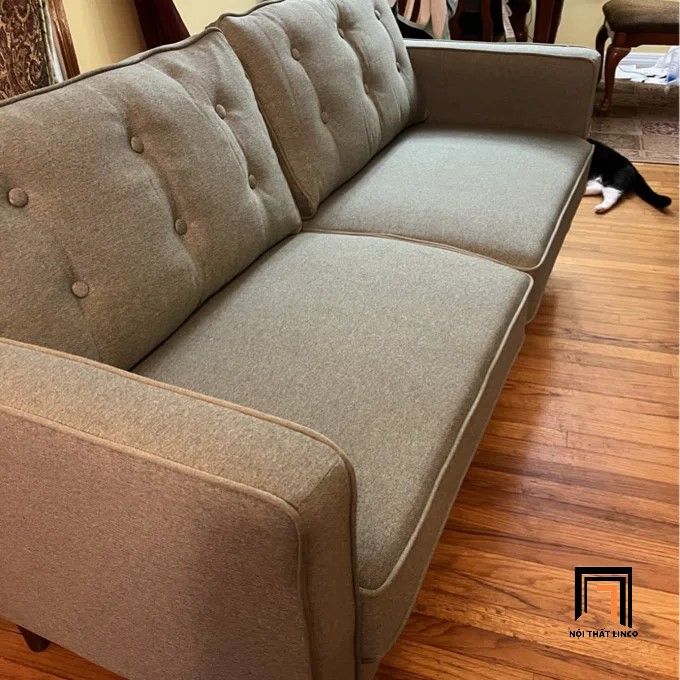 Ghế sofa băng dài 1m8 giá rẻ BT230 Asale vải nỉ nhung
