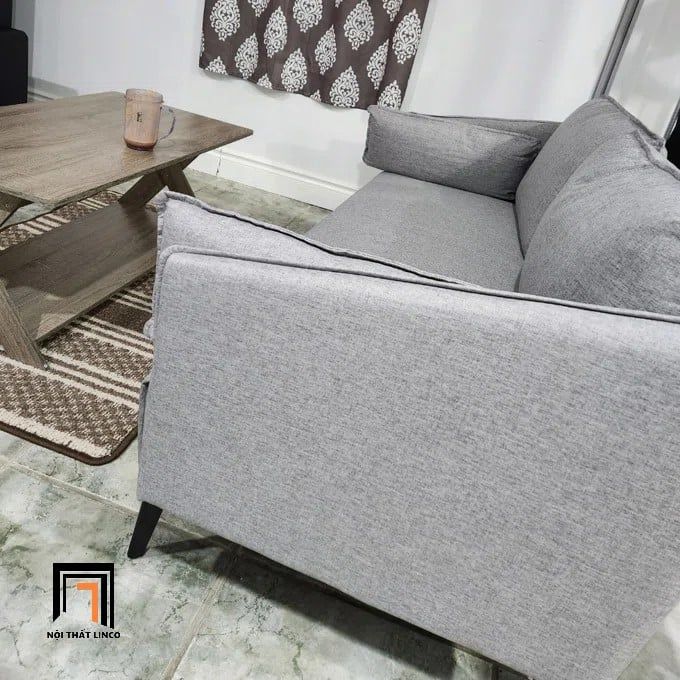 Ghế sofa băng màu xám ghi BT240 Jacquoline dài 1m7 giá rẻ