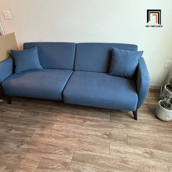 Ghế sofa giường đa năng giá rẻ GB56 Sofox 1m9 vải nhung