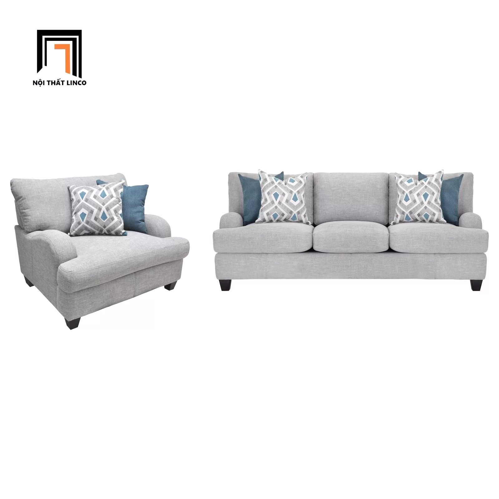 Bộ ghế sofa phòng khách gia đình KT13 Somerville sang trọng