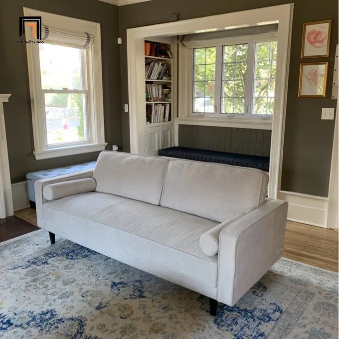 Ghế sofa băng nhỏ gọn dài 1m8 BT210 Nieto màu xám