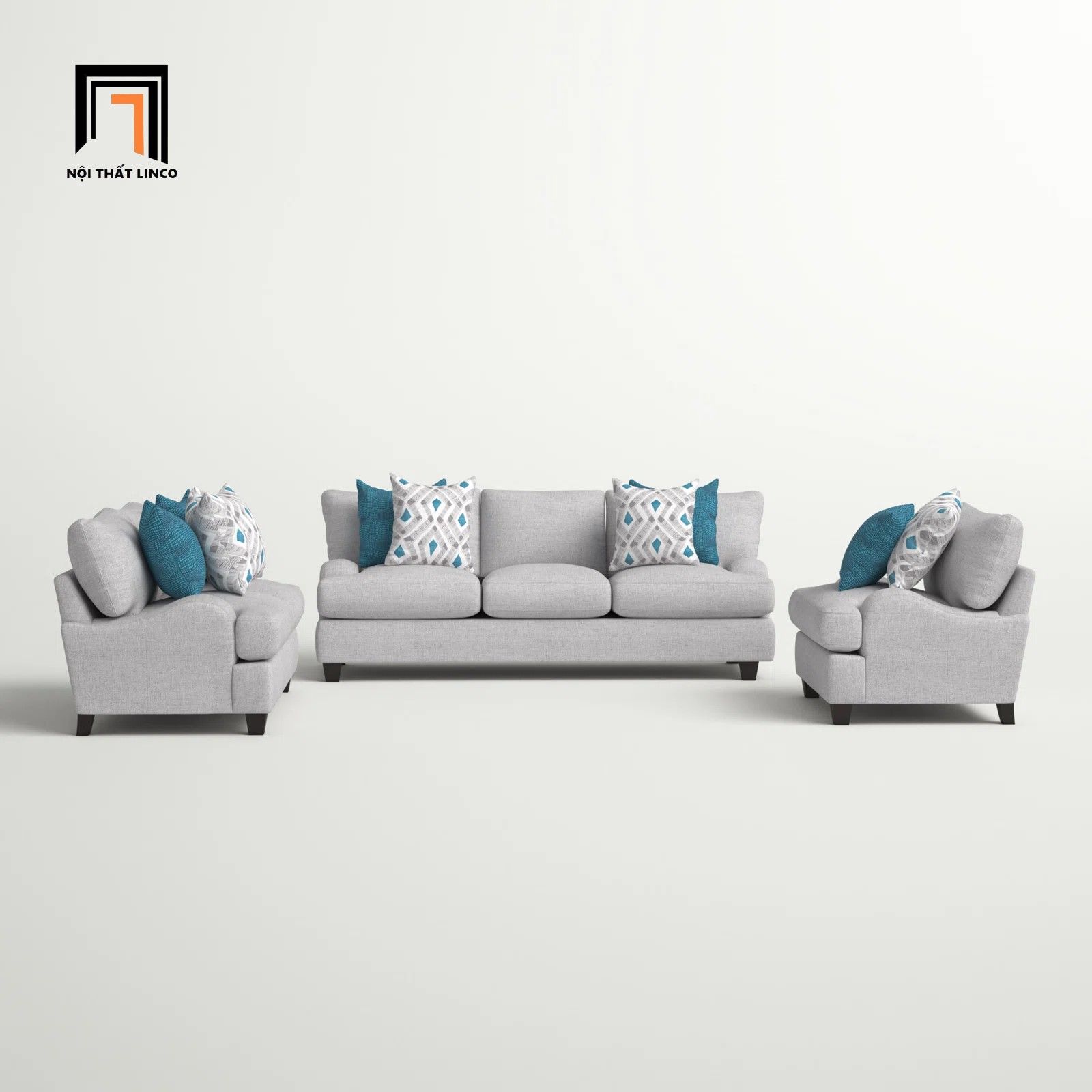Bộ ghế sofa phòng khách gia đình KT13 Somerville sang trọng