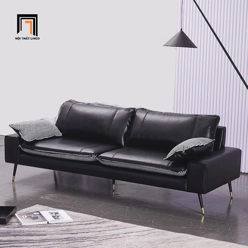 Ghế sofa văng hiện đại BT153 Faux 2m2 cho chung cư hiện đại