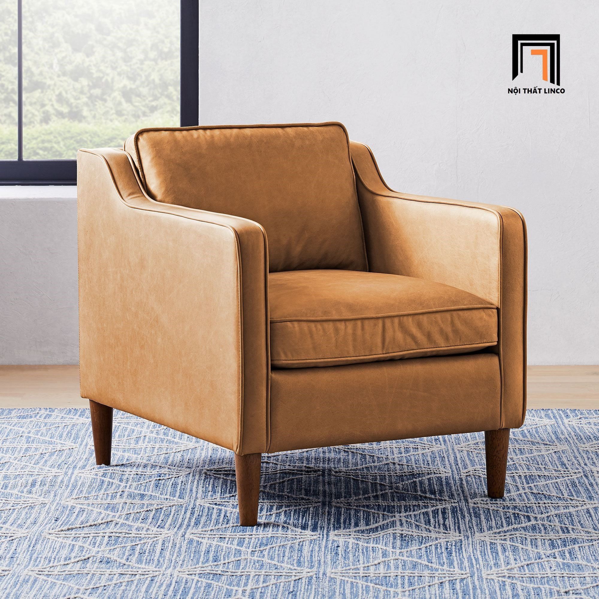 Ghế sofa đơn da công nghiệp DT19 Hamilton sang trọng