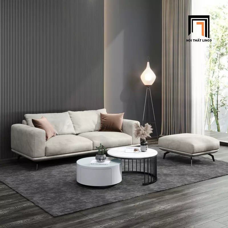 Bộ ghế sofa băng hiện đại BT26 Shapy cho căn hộ chung cư
