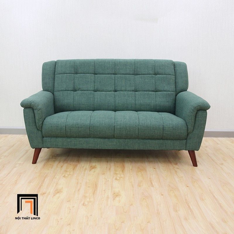Ghế sofa văng bọc nỉ dài 1m6 BT320 Viola màu xanh lá giá rẻ