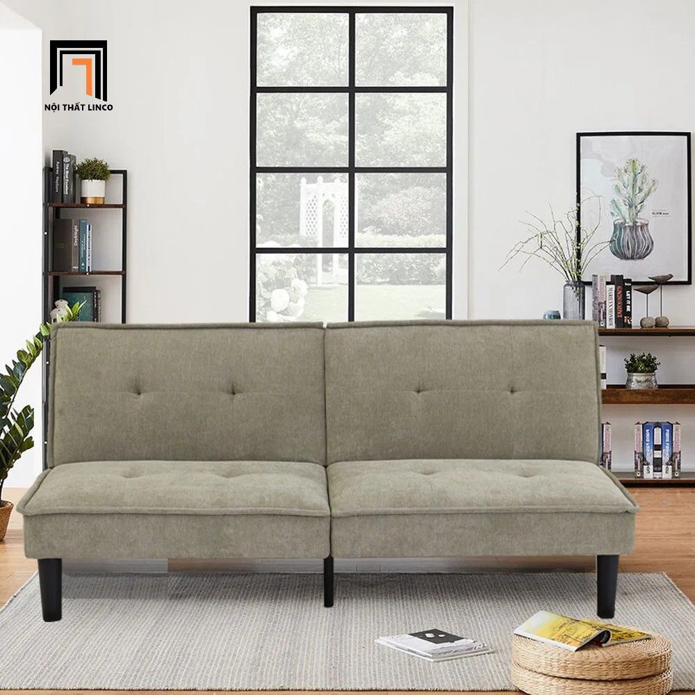 Ghế sofa bed bật giường GB36 Genthner dài 1m8 vải nỉ