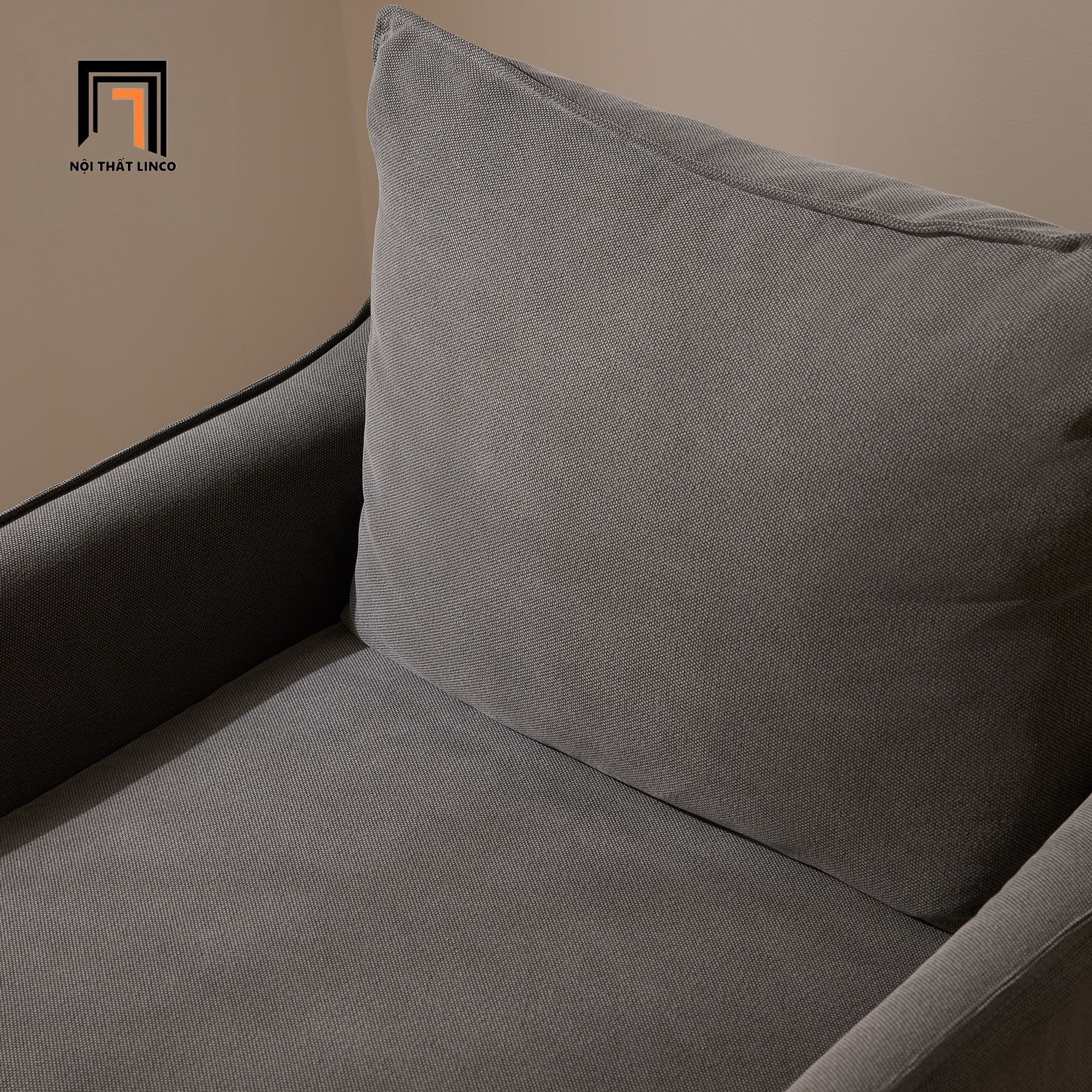 Ghế sofa đơn ngồi thư giãn đọc sách DT24 Easton vải nhung nỉ