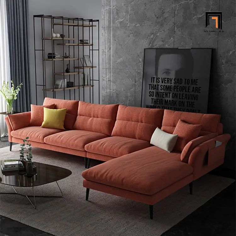 Bộ ghế sofa góc L GT54 Jasiway 3m1 x 1m6 cho phòng lớn