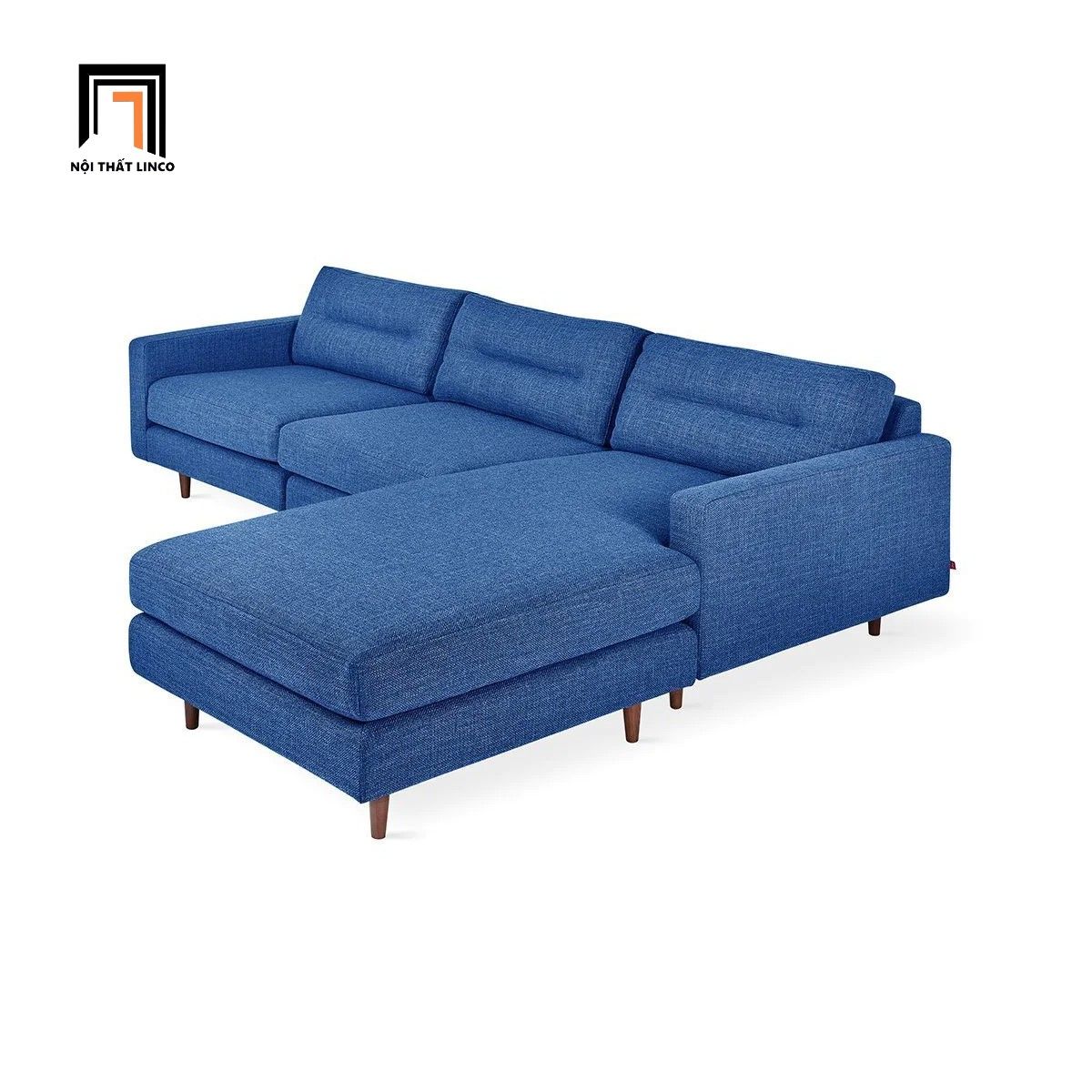 Bộ ghế sofa góc L 2m2 x 1m7 GT81 Logan cho gia đình giá rẻ
