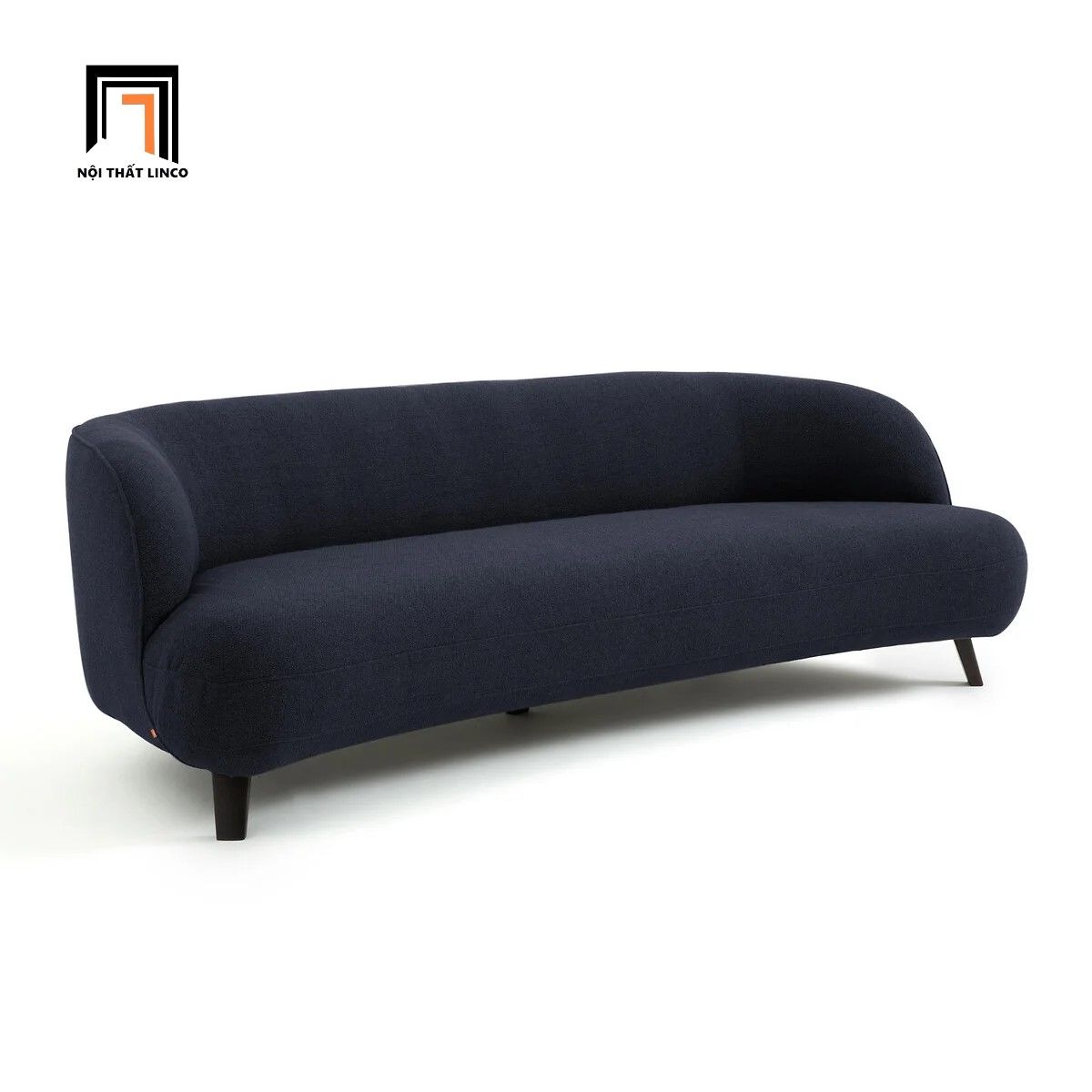 Ghế sofa băng cong giá rẻ BT94 Callina dài 2m màu xanh đậm