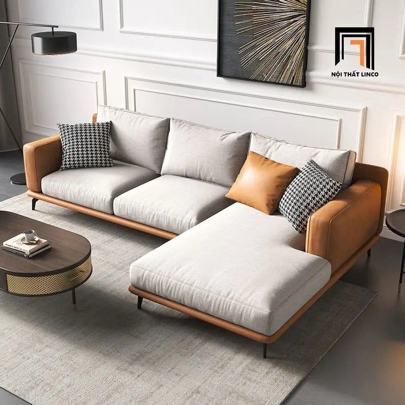 Bộ ghế sofa gia đình hiện đại KT36 Modela phối màu trẻ trung