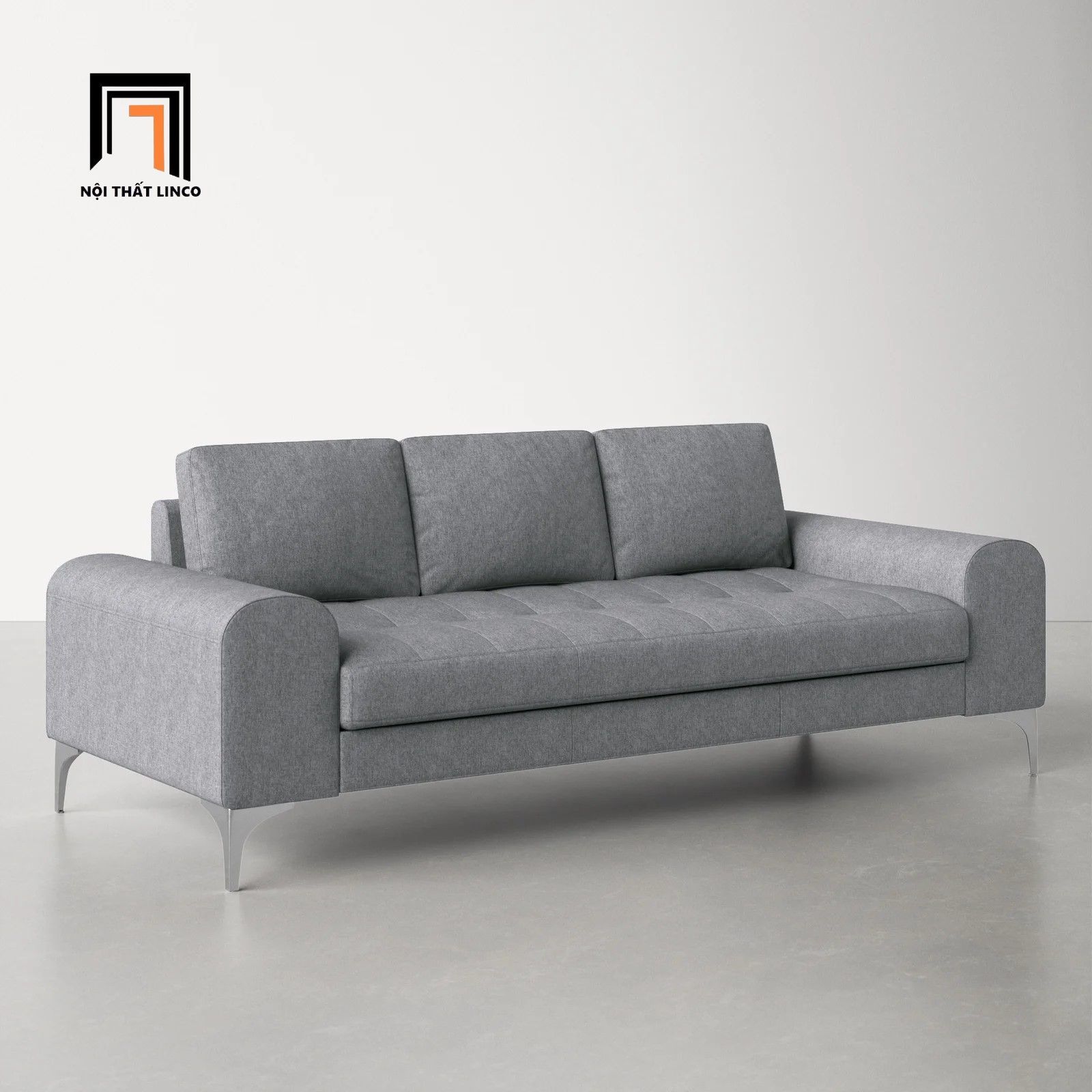Ghế sofa văng dài BT39 Glenn thư giãn dài 2m xám ghi