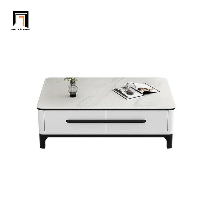 Bàn sofa hình hộp chữ nhật BSF21 Dram 1m x 55 mặt đá đẹp