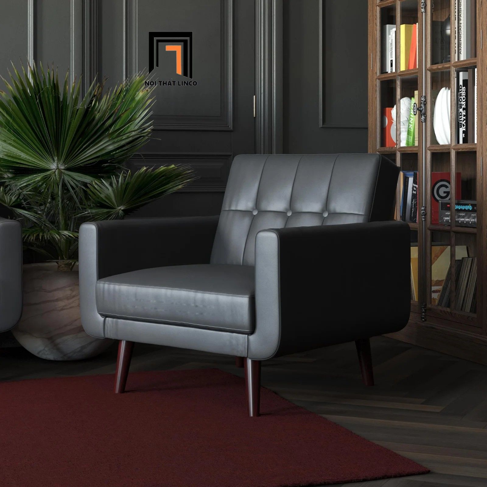 Bộ ghế sofa văn phòng KT12 Gaige da công nghiệp giá rẻ