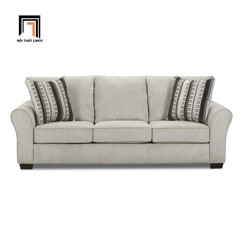 Bộ ghế sofa phòng khách sang trọng KT2 Carey vải nỉ bố
