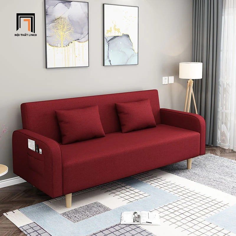 Ghế sofa giường nằm giá rẻ GB65 Iva dài 1m9 cho phòng nhỏ