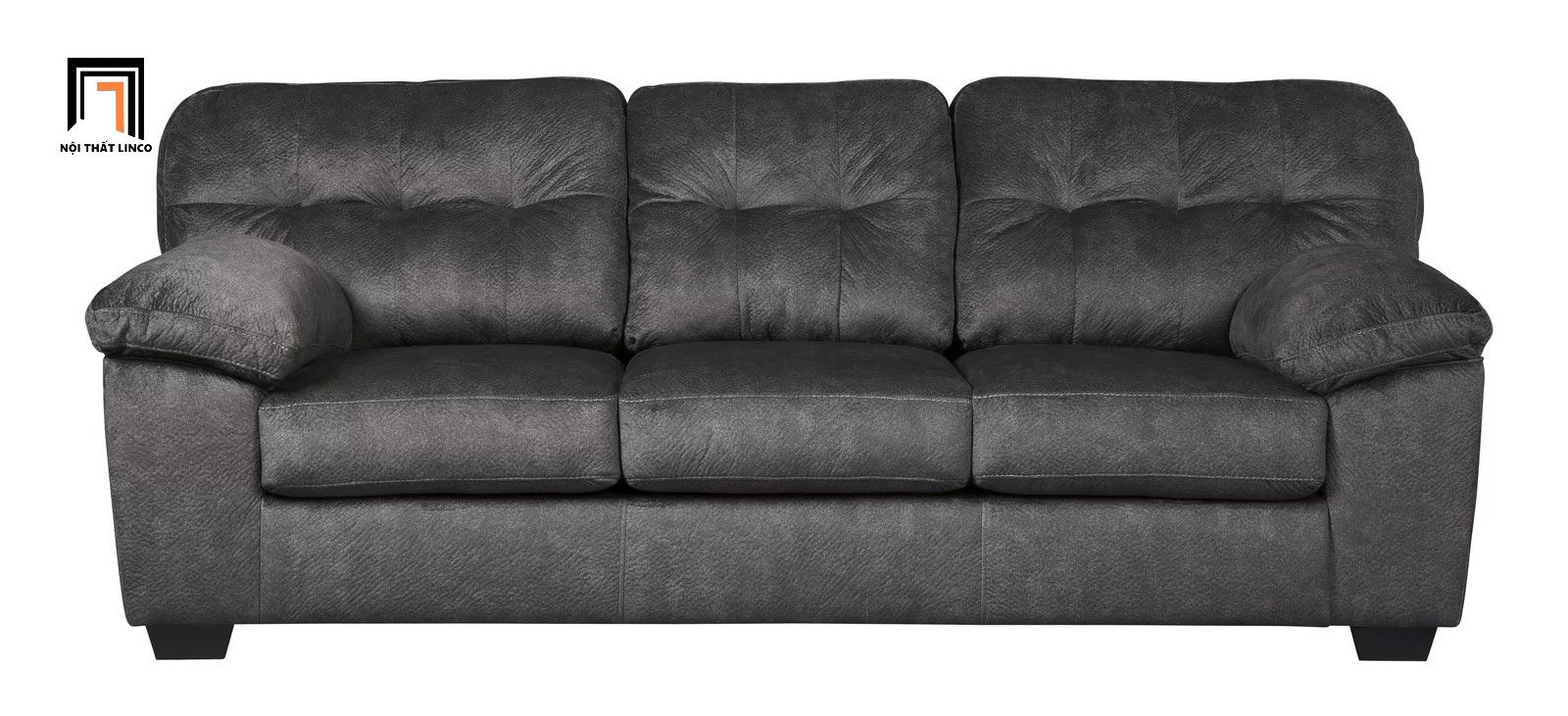 Ghế sofa băng da giả 2m BT31 Barrus phong cách châu Âu