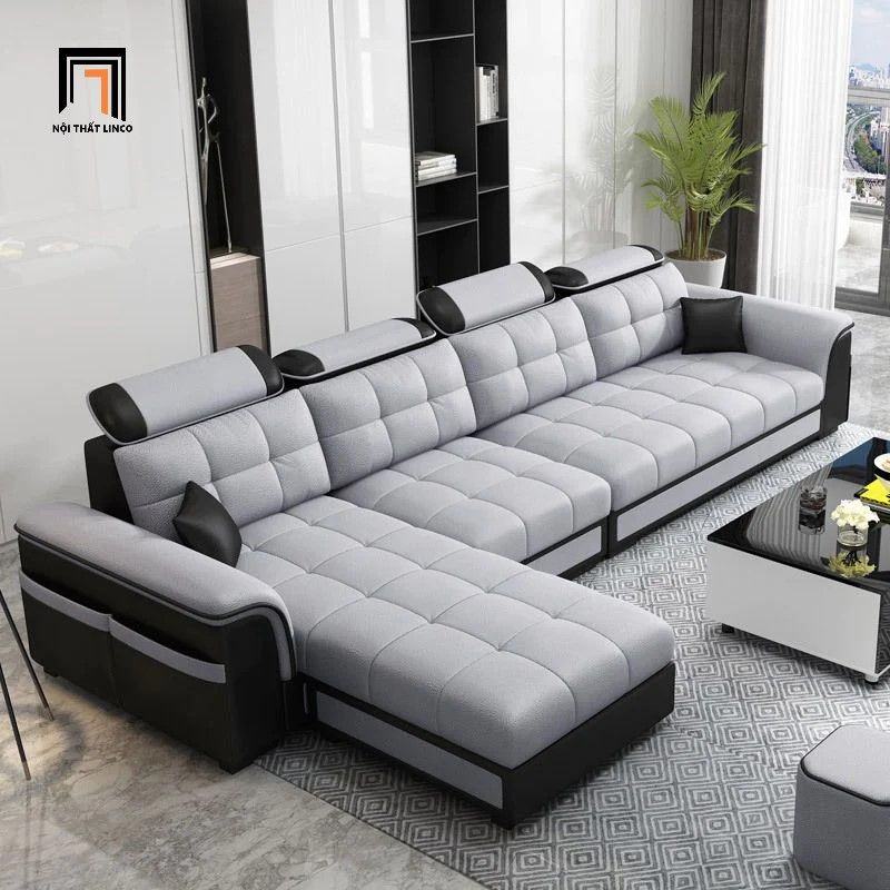 Bộ ghế sofa góc L cho phòng khách lớn GT153 Denison 3m2 x 1m7