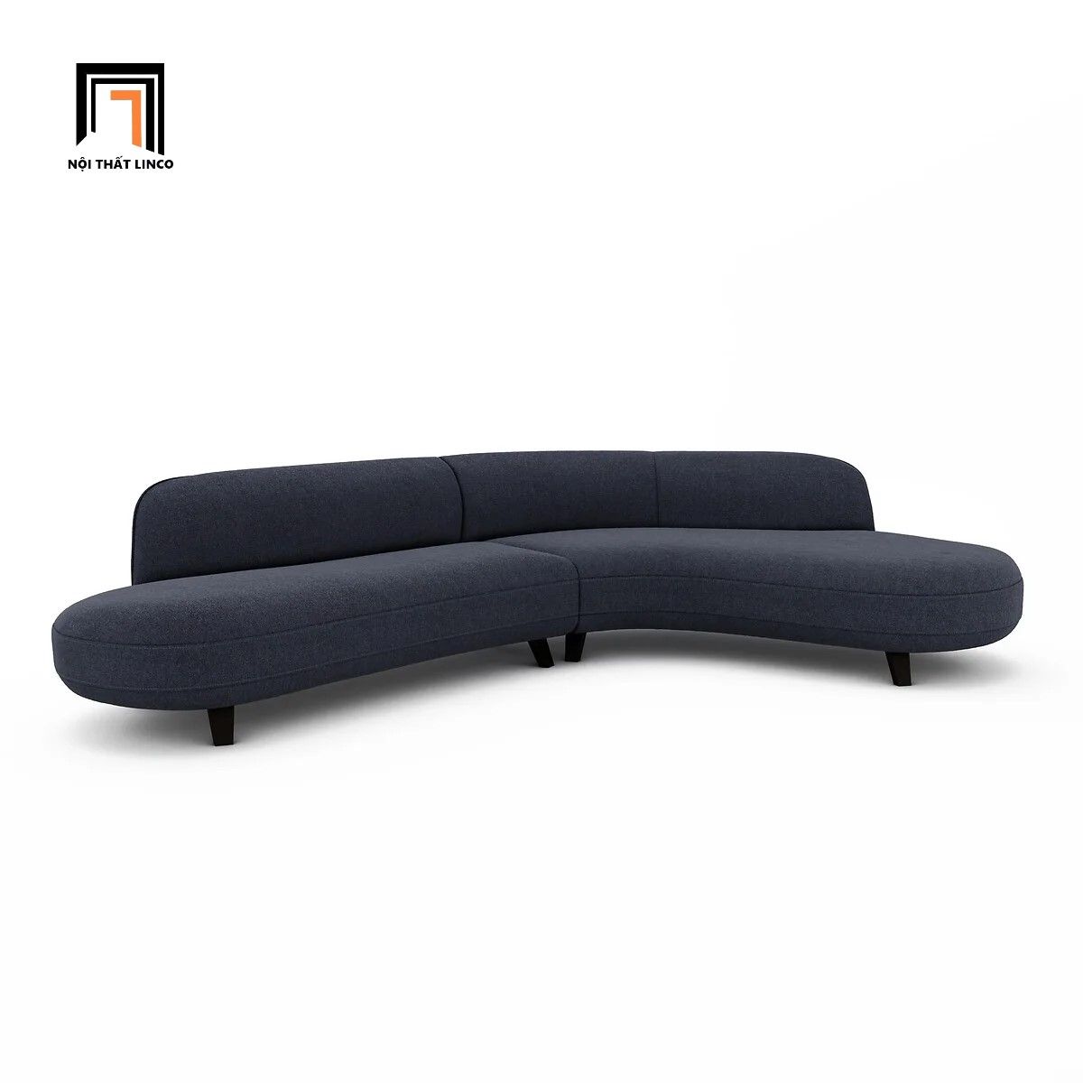 Bộ ghế sofa góc chữ L GT59 Hoek 2m8 x 1m8 cho không gian lớn