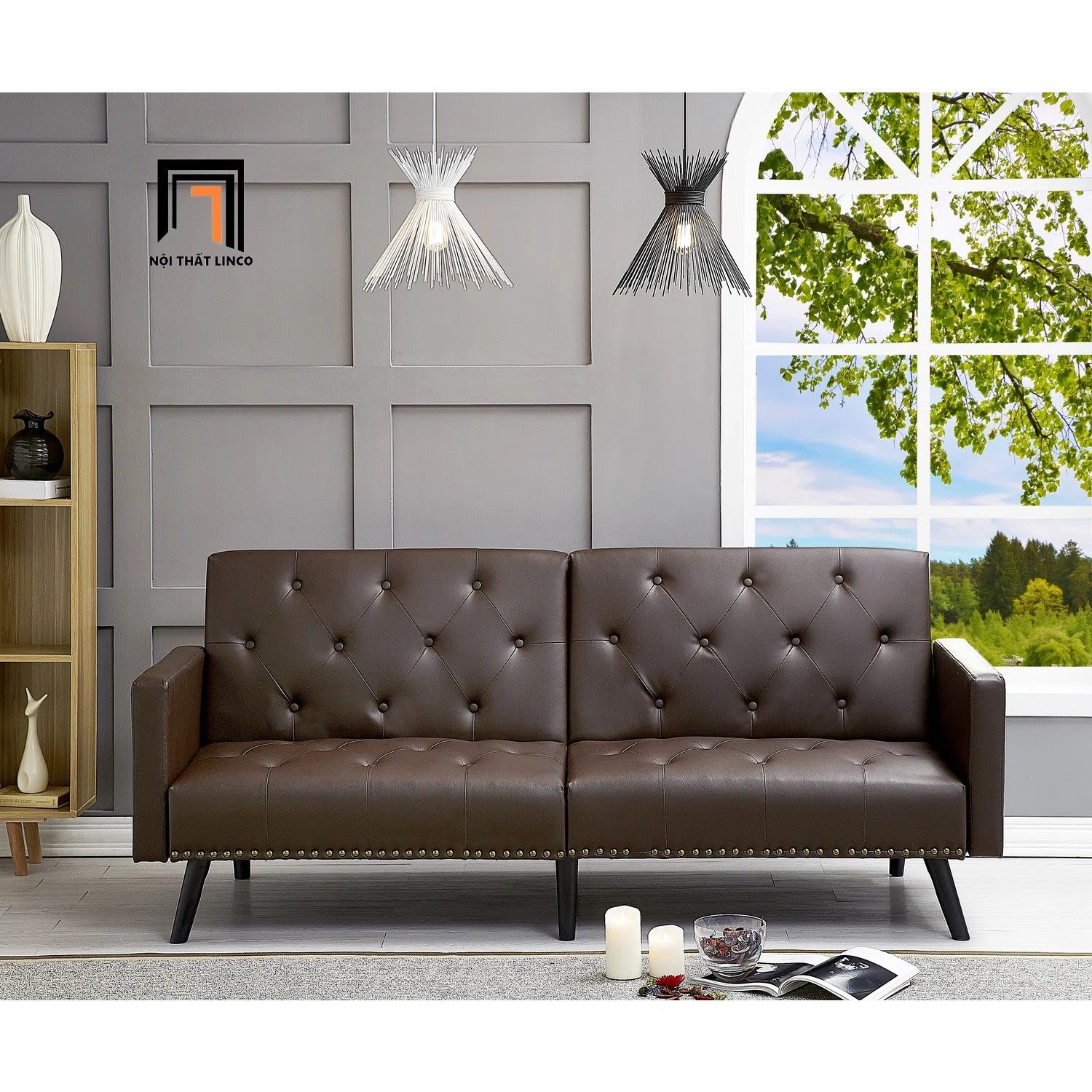 Ghế sofa giường đa năng GB101 Sprague cho văn phòng dài 2m