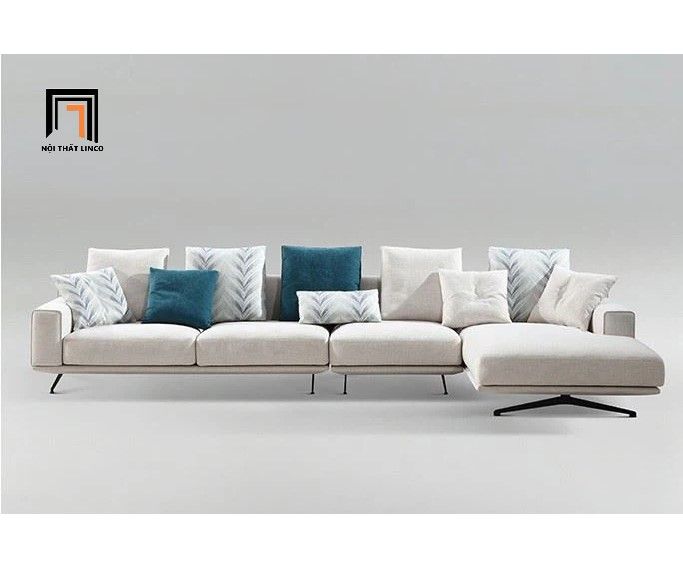 Bộ ghế sofa góc L diện tích lớn GT243 Altona 3m x 1m6 vải nỉ
