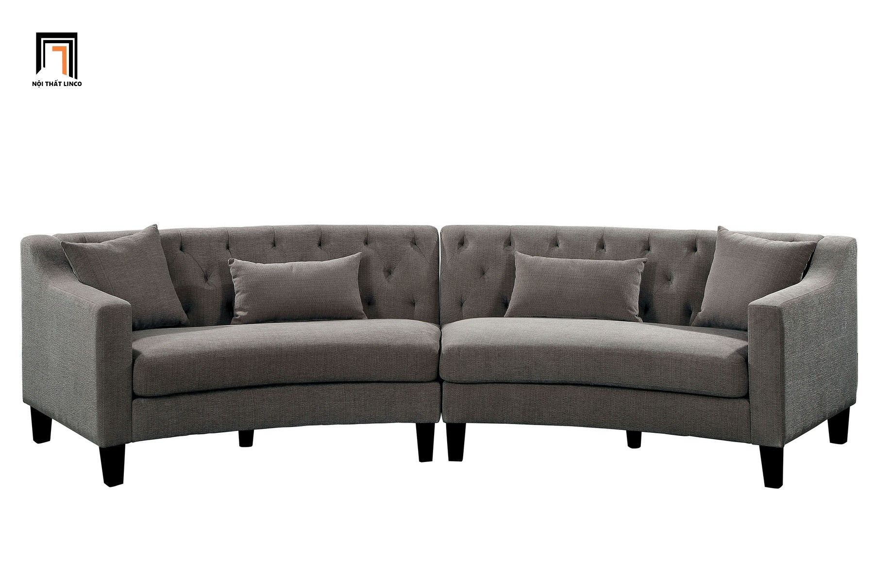 Bộ ghế sofa góc chữ L GT70 Sarin 3m kiểu dáng châu Âu