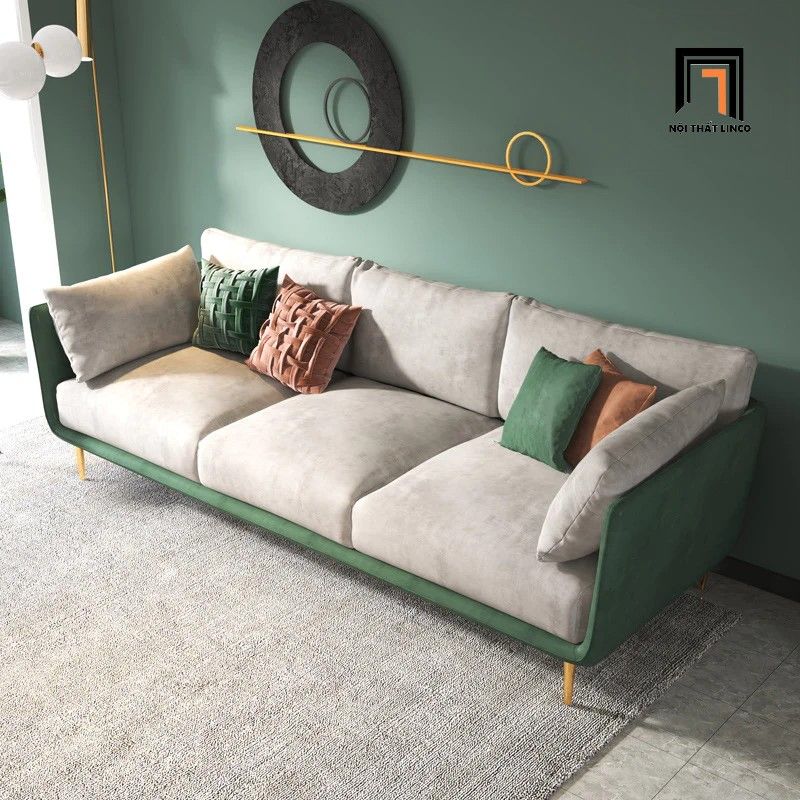 Bộ ghế sofa phòng khách sang trọng KT33 Cornuda da công nghiệp