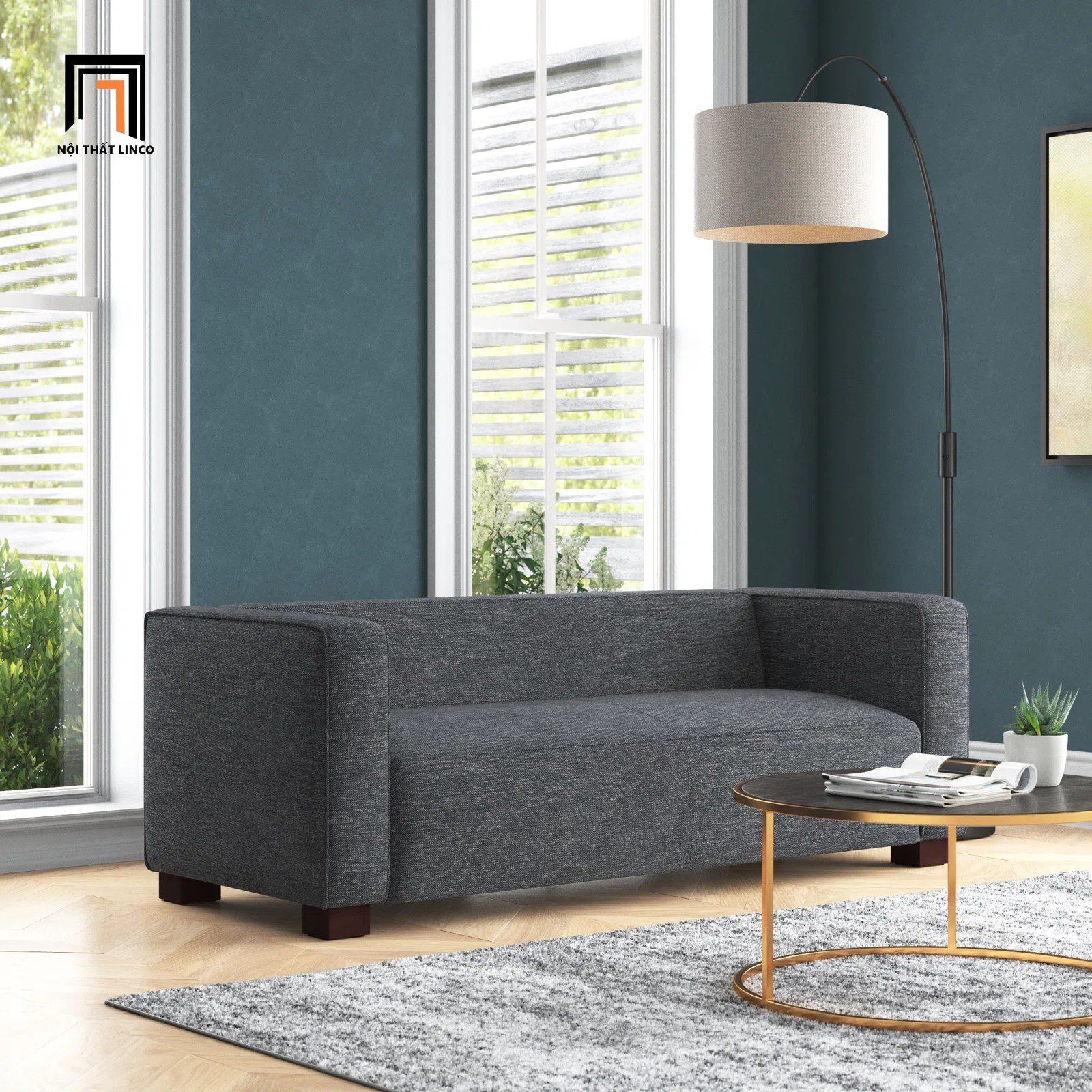 Ghế sofa băng phòng khách chung cư BT224 Tuveson 1m8 giá rẻ