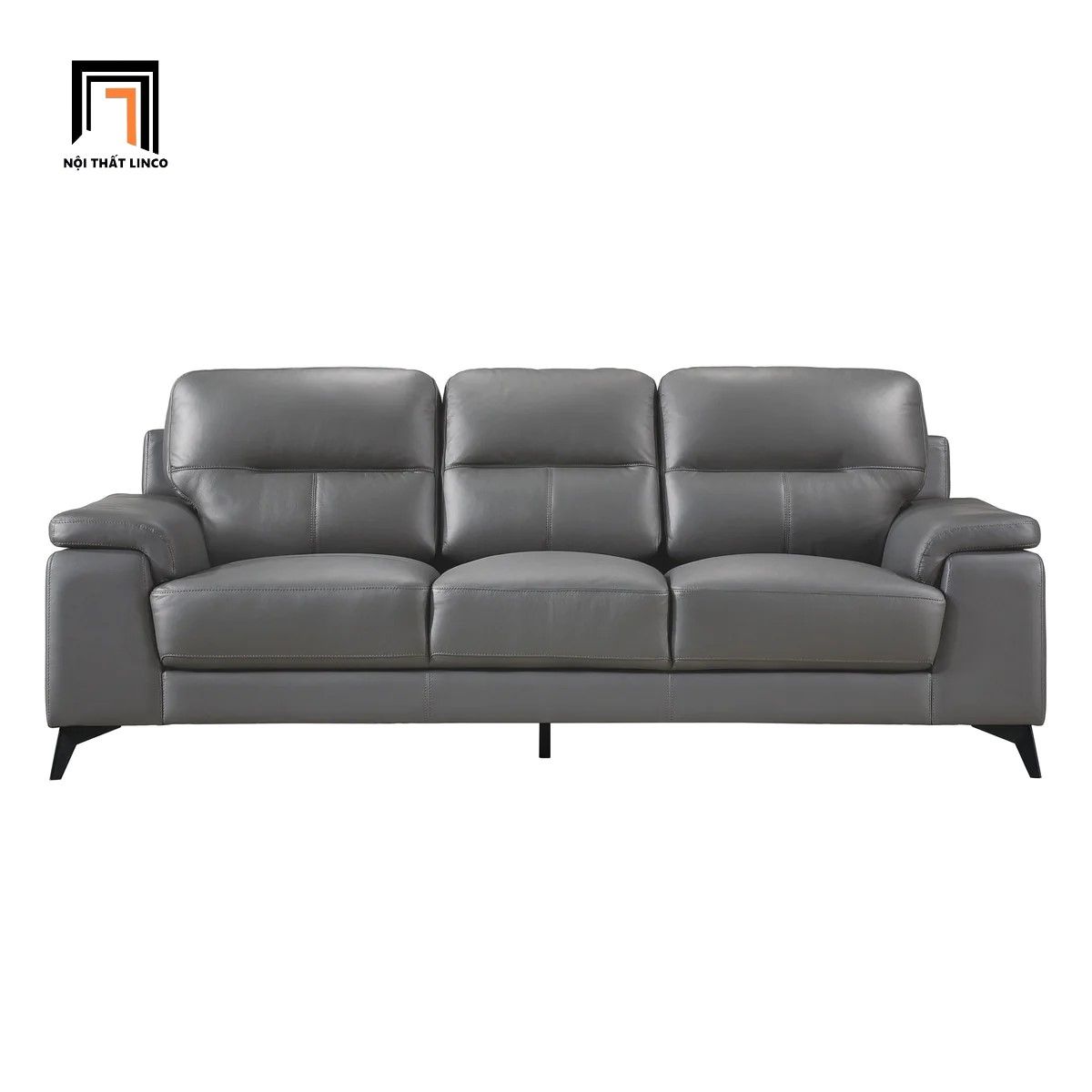 Ghế sofa đơn gia đình da công nghiệp DT62 Mahler màu xám